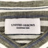 ユナイテッドアローズ UNITED ARROWS リネン マルチストライプ バンドカラーシャツ メンズ JPN:L