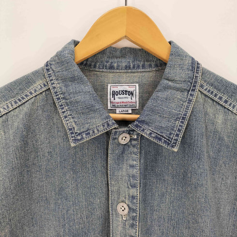 ヒューストン HOUSTON USA COTTON DENIM PULLOVER SHIRT メンズ JPN:L