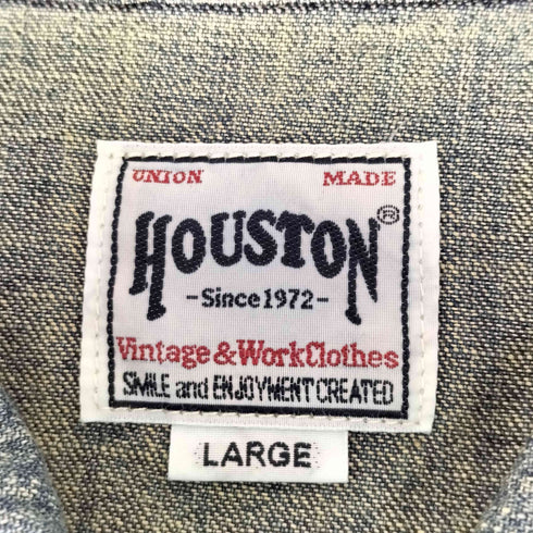 ヒューストン HOUSTON USA COTTON DENIM PULLOVER SHIRT メンズ JPN:L
