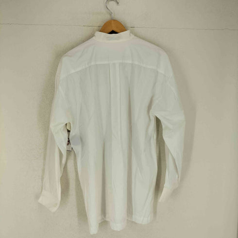 イッセイミヤケメン ISSEY MIYAKE MEN 90S 93SS 黒タグ ボックス バンドカラーコットンシャツ メンズ L