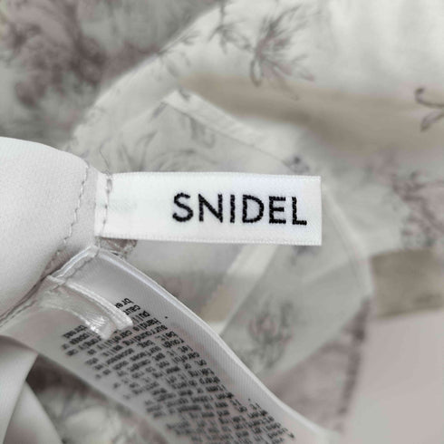 スナイデル snidel Sustainaノースリフリルオーガンシースルーブラウス レディース ONE SIZE