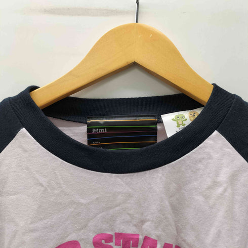 エイチティエムエル ゼロスリー HTML ZERO3 キャラクタープリント ラグラン 七分丈 カットソー メンズ JPN:L