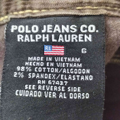 ポロジーンズカンパニーラルフローレン POLO JEANS COMPANY RALPH LAUREN コーデュロイパンツ メンズ