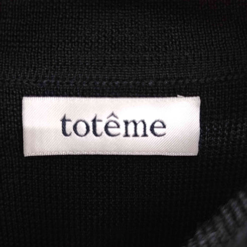 トーテム toteme タートルネック ノースリーブ ニットワンピース レディース S