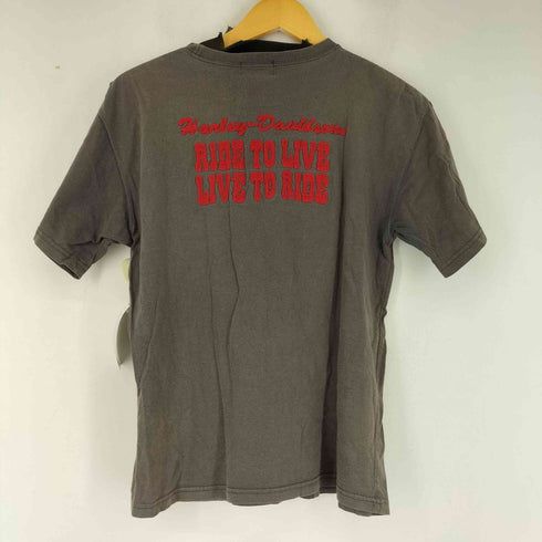 ハーレーダビッドソン HARLEY-DAVIDSON 刺繍 S/S Tシャツ レディース import:L