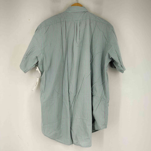 ポロバイラルフローレン Polo by RALPH LAUREN CLASSIC FIT スモールポニー刺繍 S/S ストライプBDシャツ メンズ import:L