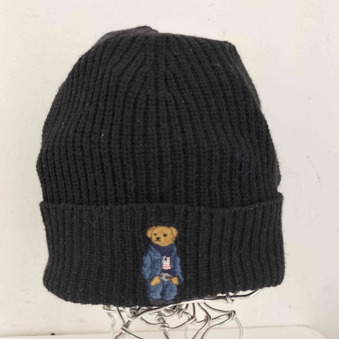 ポロラルフローレン POLO RALPH LAUREN ベア刺繍 ニット帽 メンズ ONE SIZE