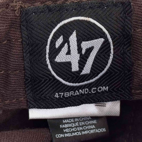 フォーティーセブン ’47 CLEAN UP チームロゴ刺繍 6パネルキャップ メンズ