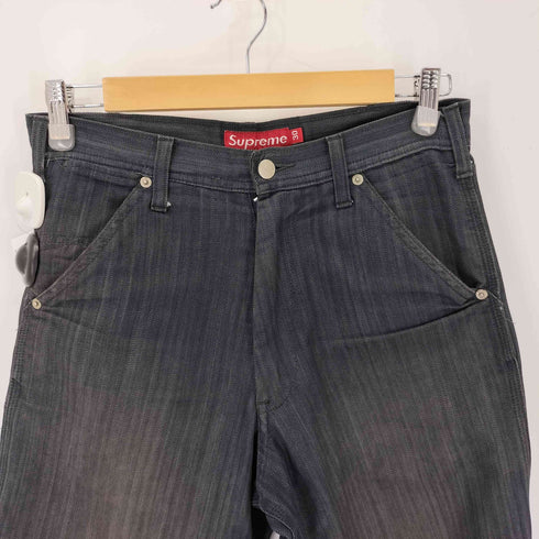 シュプリーム Supreme 90S~00S 青タグ 紙タグ ヘリンボーン ペインターパンツ メンズ 30