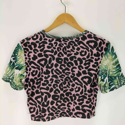 ジーブイジーブイ GVGV レオパードクロップドTシャツ レディース JPN:0