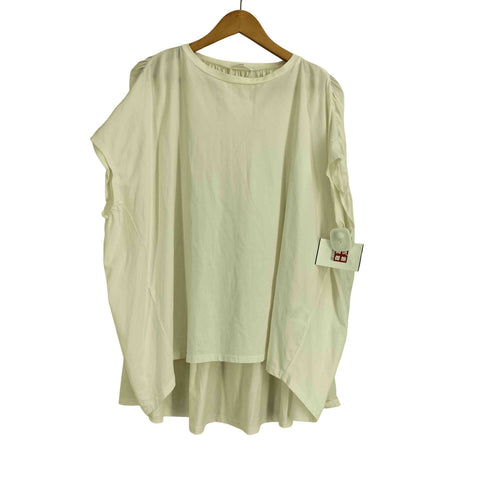 オズモーシス OSMOSIS 25SS バックギャザーTシャツ レディース ONE SIZE