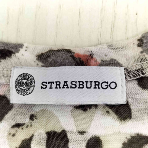STRASBUR シアーレオパードトップス レディース 38