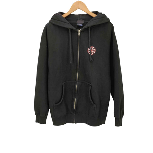 インディペンデント INDEPENDENT 00S BOMBERS 両面 プリント ジップアップ パーカー メンズ import:S