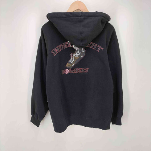 インディペンデント INDEPENDENT 00S BOMBERS 両面 プリント ジップアップ パーカー メンズ import:S