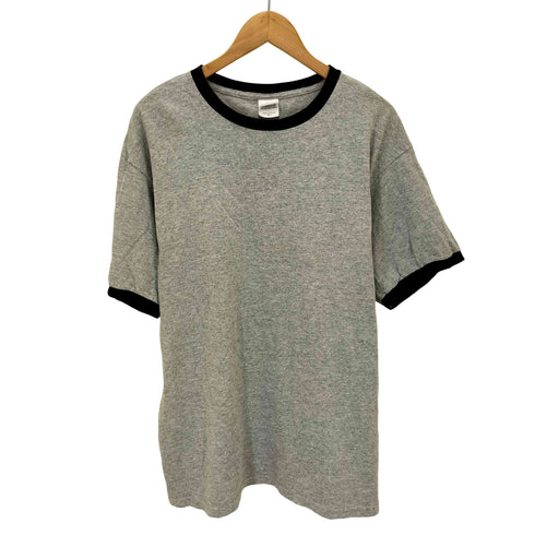00S anvilボディ クルーネック リンガー Tシャツ メンズ import:L