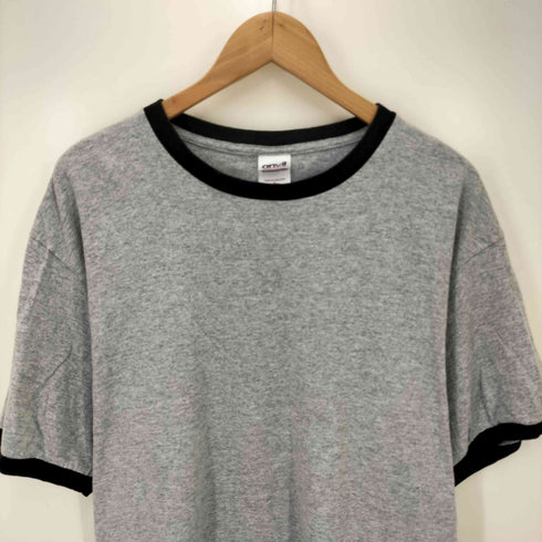 00S anvilボディ クルーネック リンガー Tシャツ メンズ import:L