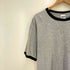 00S anvilボディ クルーネック リンガー Tシャツ メンズ import:L