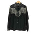 KARMAN USA製 フリンジ L/S ウエスタン シャツ レディース 15/16