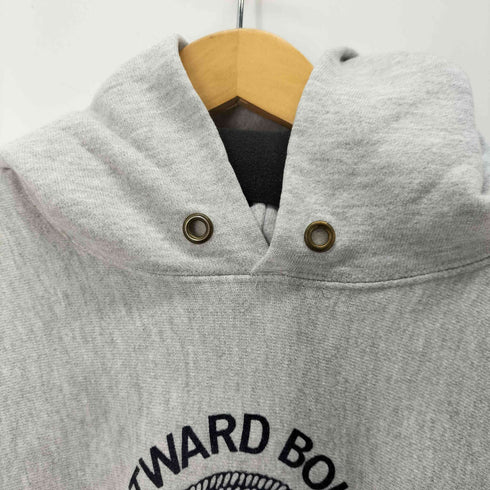 チャンピオン Champion 80S MADE IN USA トリコタグ Reverse Weave ラバープリントパーカー メンズ import:XL