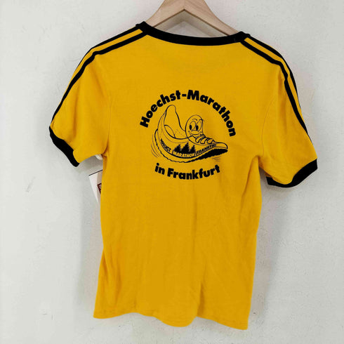 アディダス adidas 国旗タグ HOECHST-MARATHON Tシャツ レディース import:S
