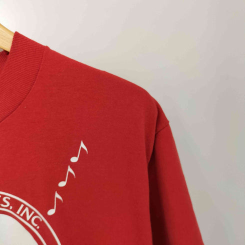 90S USA製 SCREEN STARS ボディ コットンポリ シングルステッチ S/S クルーネック Tシャツ メンズ import:L