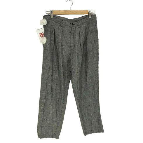 トリココムデギャルソン tricot COMME des GARCONS 20SS グレンチェック 2タックスラックスパンツ レディース JPN:M