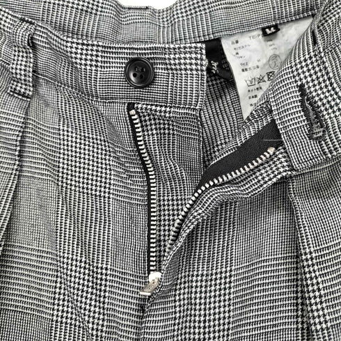 トリココムデギャルソン tricot COMME des GARCONS 20SS グレンチェック 2タックスラックスパンツ レディース JPN:M