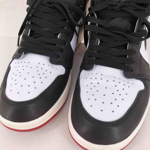 ジョーダンブランド JORDAN BRAND Air Jordan 1 Retro High OG Black Toe Reimagined メンズ JPN:28.5