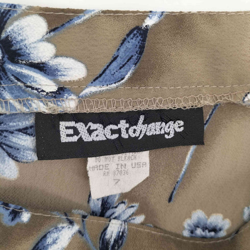 EXACT CHANGE USA製 花柄 ロングスカート レディース 7