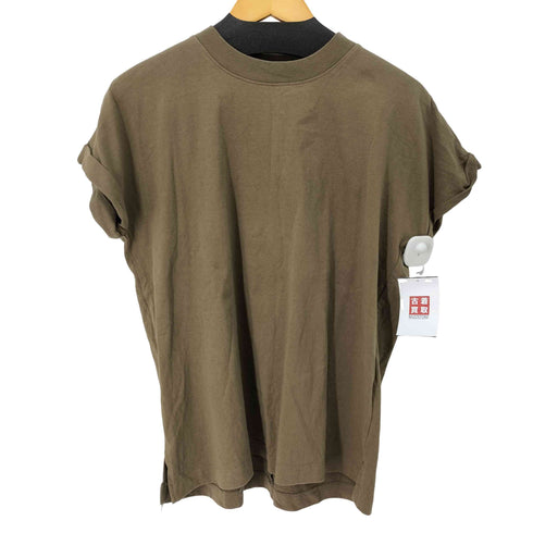シップスエニィ SHIPS any USAコットン フレンチスリーブ TEE レディース FREE