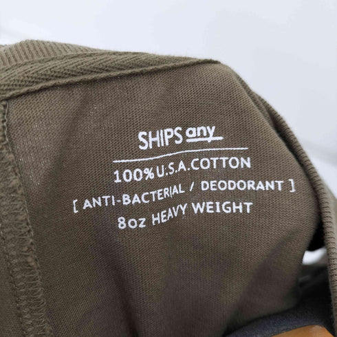 シップスエニィ SHIPS any USAコットン フレンチスリーブ TEE レディース FREE