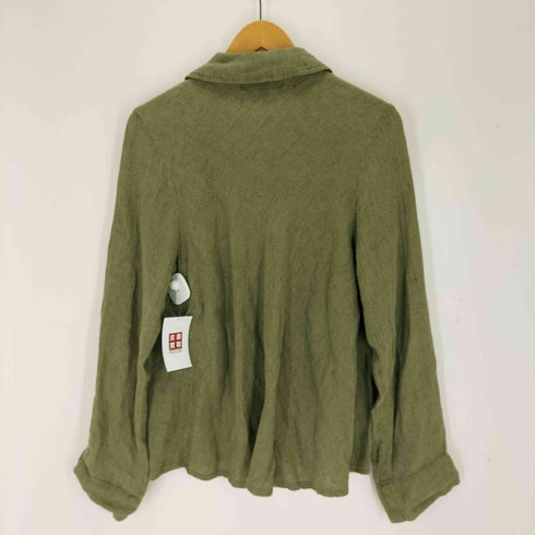 フラックス FLAX リネン シャツジャケット レディース JPN:S