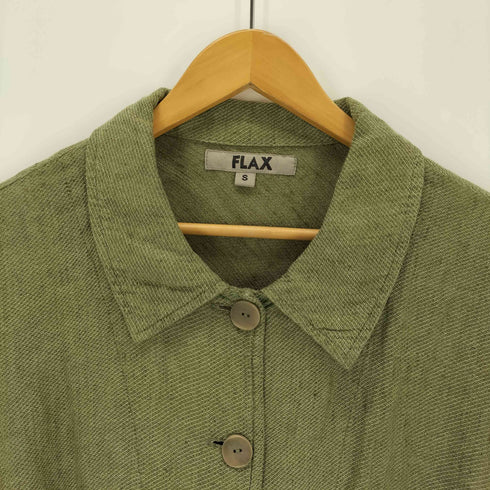 フラックス FLAX リネン シャツジャケット レディース JPN:S