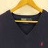 ポロバイラルフローレン Polo by RALPH LAUREN スモールポニー刺繍 ウールVネックニット メンズ import:M