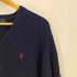 ポロバイラルフローレン Polo by RALPH LAUREN スモールポニー刺繍 ウールVネックニット メンズ import:M