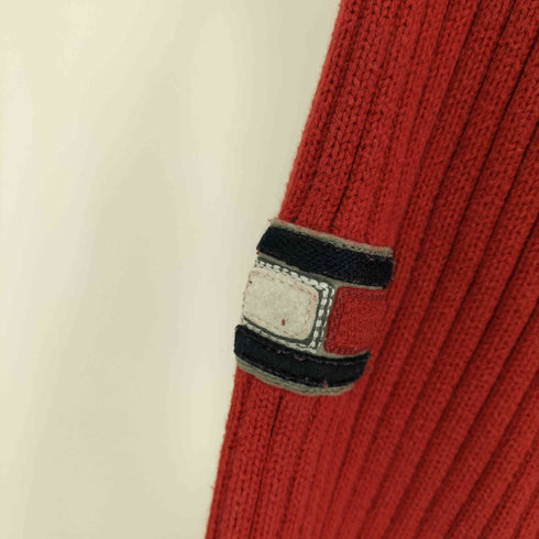 トミーヒルフィガーデニム TOMMY HILFIGER DENIM ロゴ刺繍ニット メンズ import:XL