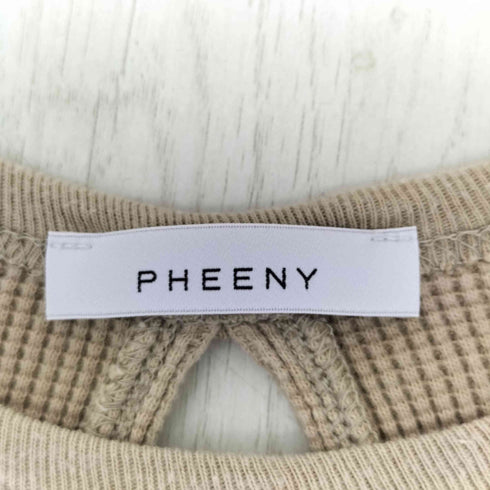 フィーニー PHEENY ワッフルノースリーブ レディース FREE
