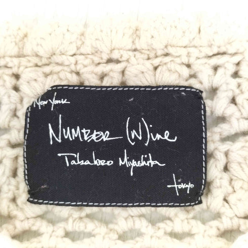 N NUMBER 09AW ウールシルク カットワークニット レディース 2