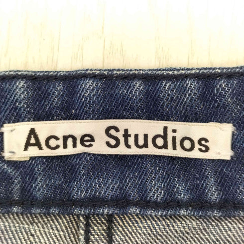 アクネストゥディオズ ACNE STUDIOS フロントボタンデニムマキシスカート レディース 36