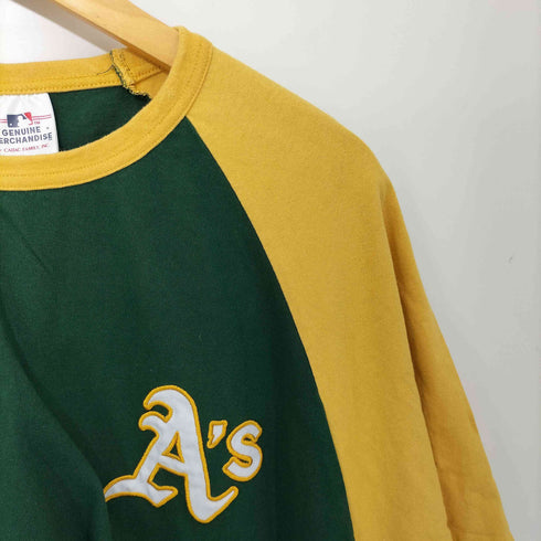 ジェニュインマーチャンダイズ GENUINE MERCHANDISE メジャーリーグ刺繍 S/S Tシャツ メンズ L