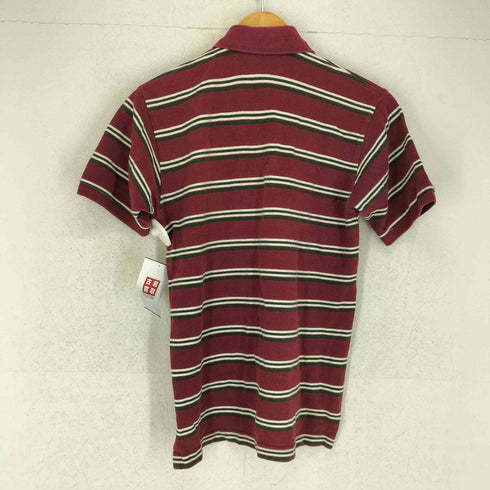 ポロバイラルフローレン Polo by RALPH LAUREN MADE IN USA ボーダー鹿の子地ポリシャツ メンズ S