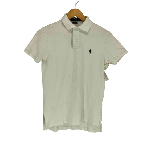 ポロラルフローレン POLO RALPH LAUREN 刺繍鹿の子ポロシャツ メンズ XS