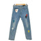 ADVANCE LEVIS 505 CROSS LEATHER LT BLUE MULTI メンズ 30inch
