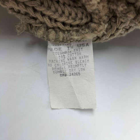 コロンビアニット COLUMBIAKNIT USA製 COTTON WATCH CAP コットン ローゲージ ニット ワッチ キャップ ビーニー メンズ