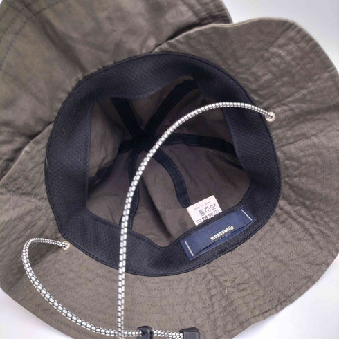 ミーンズワイル meanswhile 21SS Split 6 Panel Hat スピリット 6パネル ハット スーピマコットン フレンチリネン混紡 メンズ FREE