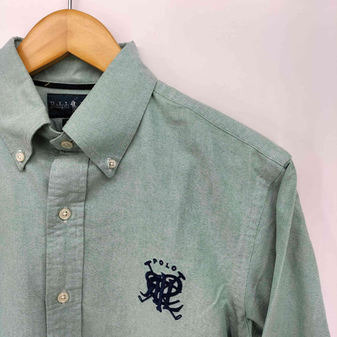 ラルフローレン RALPH LAUREN CUSTOM FIT POLO刺繍 ボタンダウンシャツ メンズ import:S
