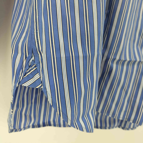 ポロラルフローレン POLO RALPH LAUREN SLIM FIT EASY CARE ポニー刺繍 丸襟 ストライプ クレリックシャツ メンズ 15/32/33