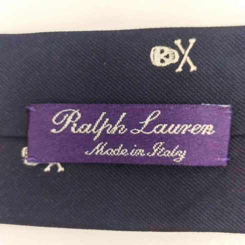 ラルフローレン RALPH LAUREN 総柄 ドクロ スカル ネクタイ メンズ