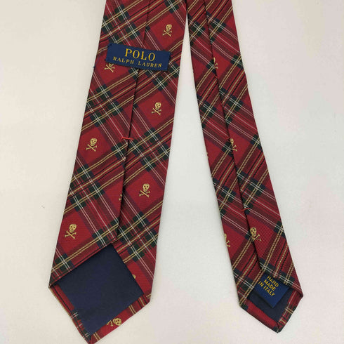 ポロラルフローレン POLO RALPH LAUREN ドクロ タータンチェック ネクタイ メンズ