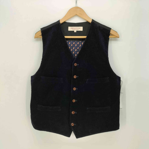 ラギッドクロージング THE RUGGED CLOTHING 裏地ペイズリー柄 コーデュロイ ジャケット+ベスト+パンツ 3ピース セットアップ メンズ ジャケット:L ベスト:M パンツ:L